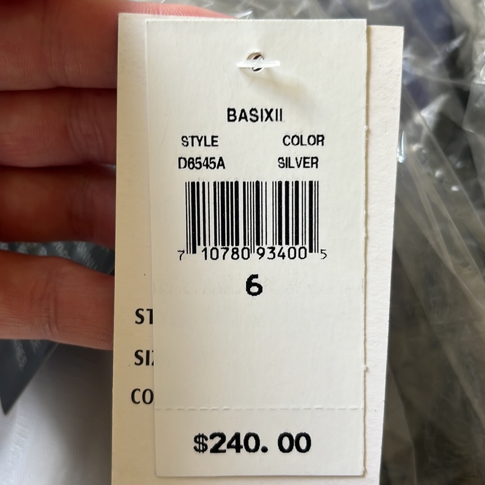 NWT sequined light gray dress - Picture 4 of 4